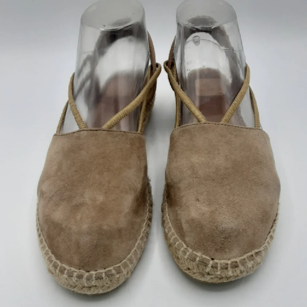 Kanna Espadrille Suede Platform Boho Sandal.